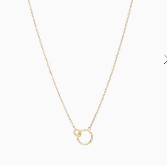 Gorjana Jewelry - Gorjana gold wilshire interlocking charm adjustable dainty necklace choker